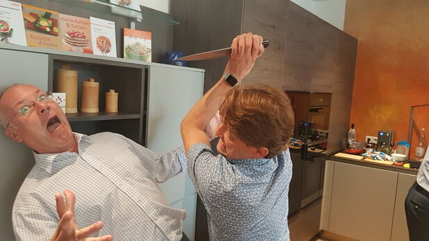 Wohnen & Holz Schauraum - Best4Best-Team-Cooking