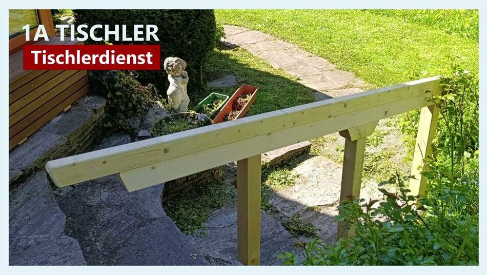 Stiegenabgang und Handläufe