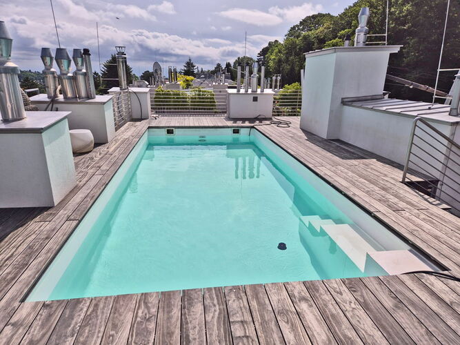 Poolumrandung Accoya Gray