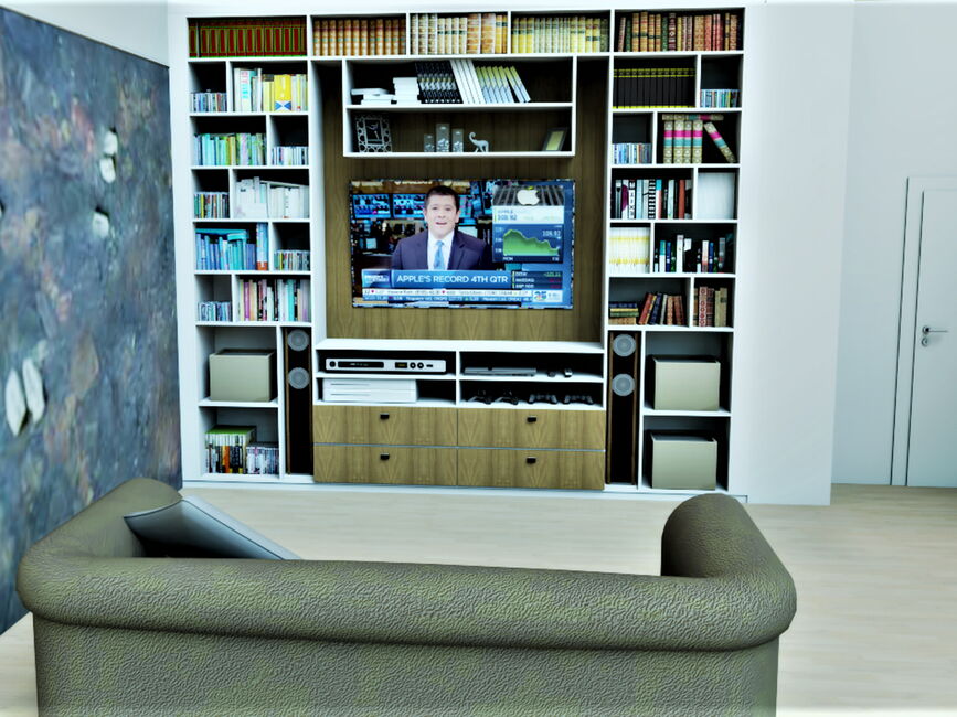 TV-Verbau 3D-Planung